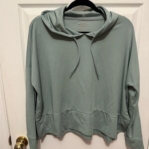 Women's Green Hoodie Top